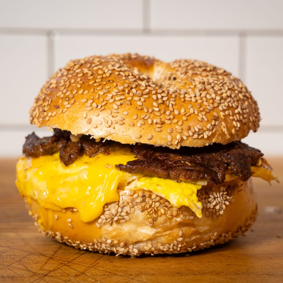 Delicious Garlic Bagel